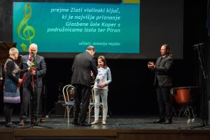 Župan podelil Zlati violinski ključ 1